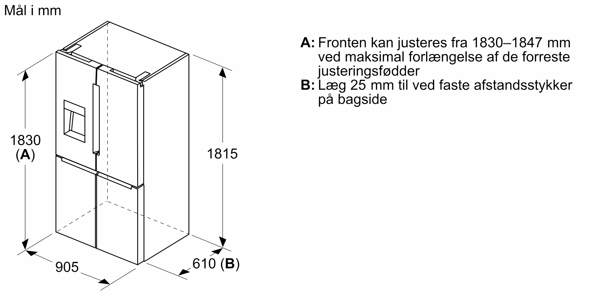 Bosch KFI96APEA Køl/frys kombination